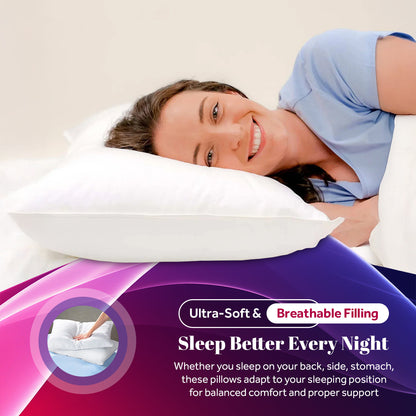Bounce Back Anti Allergy Pillows | Pack of 2