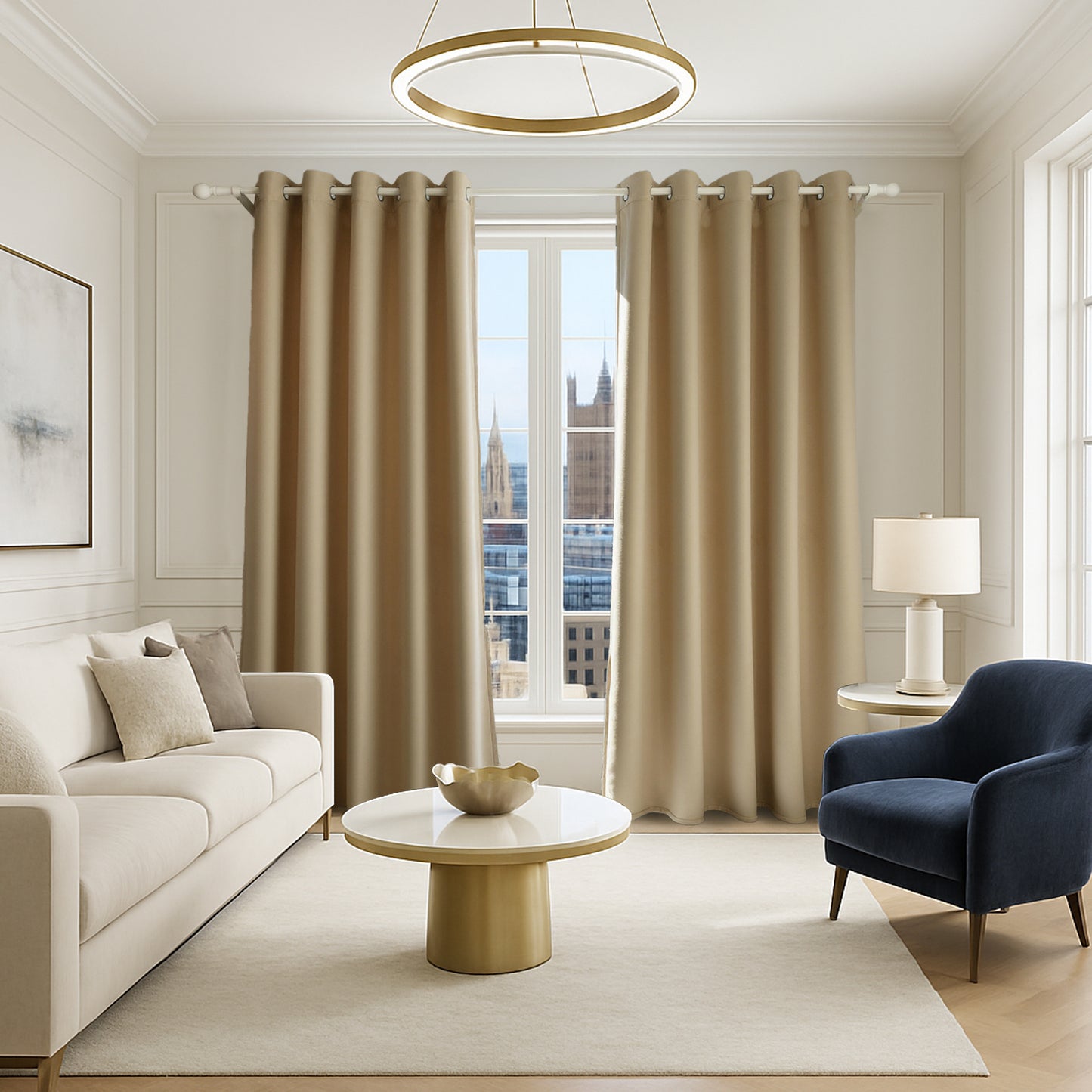 Britannia Velvet Blackout Curtains | 4 Colours
