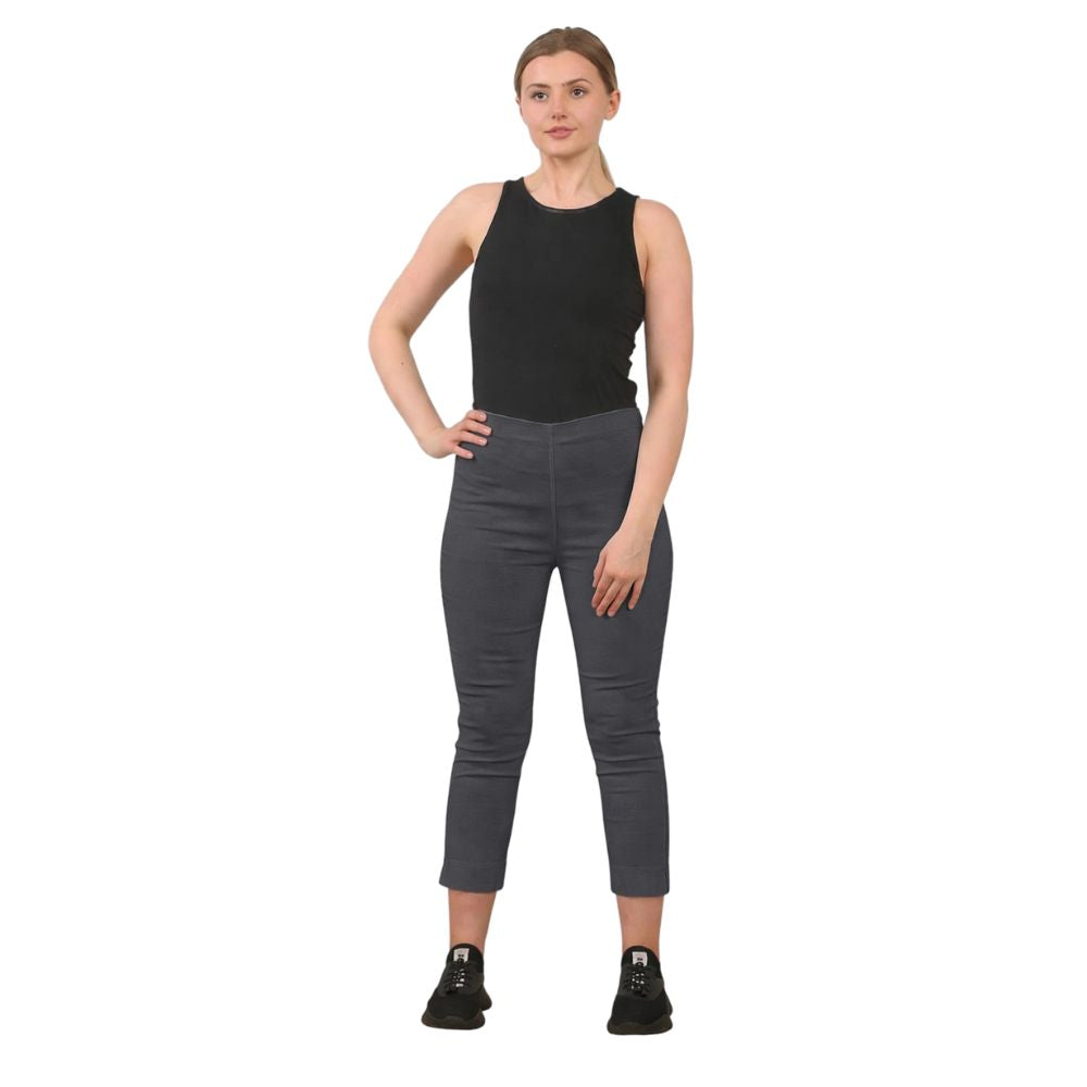 3/4 Stretch Capri Trousers | 13 Colours