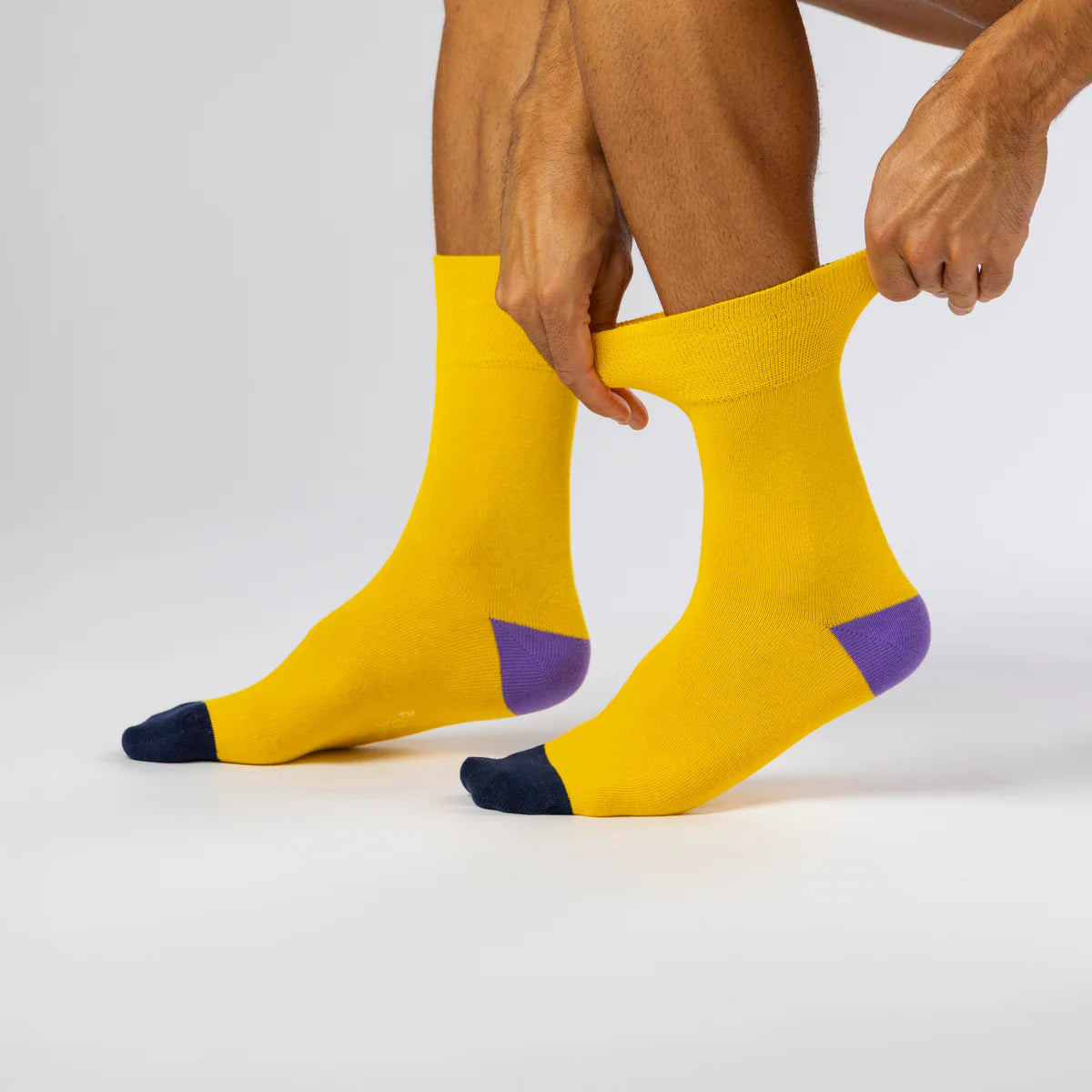 Men’s Colour Hybrid Colourburst Gentle Grip Cotton Rich Socks
