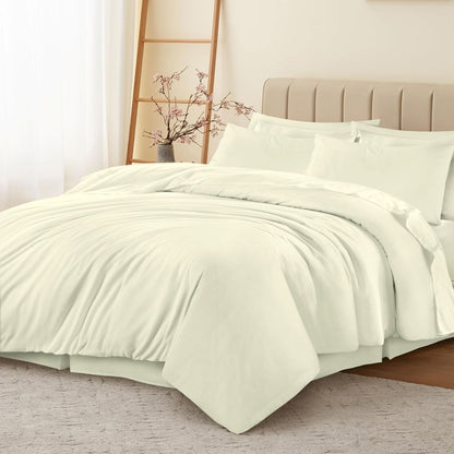 180TC Percale Poly Cotton Duvet Cover Sets | 14 Colours