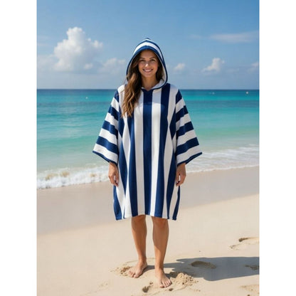 Cabana Stripe Sand Free Adult Poncho Towel | 3 Colours