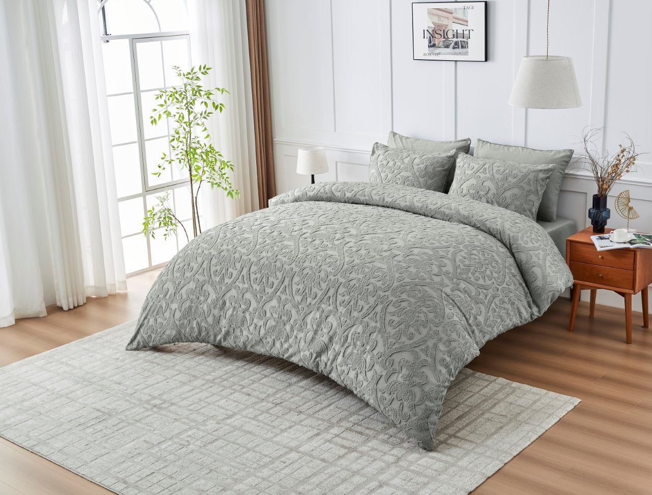 Tufted Cambi Duvet Cover Set | 4 Colours