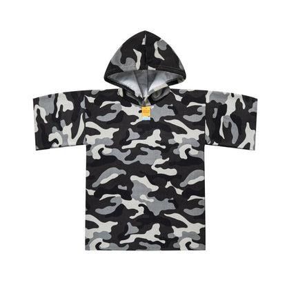 Camouflage Sand Free Adult Poncho Towel | 3 Colours