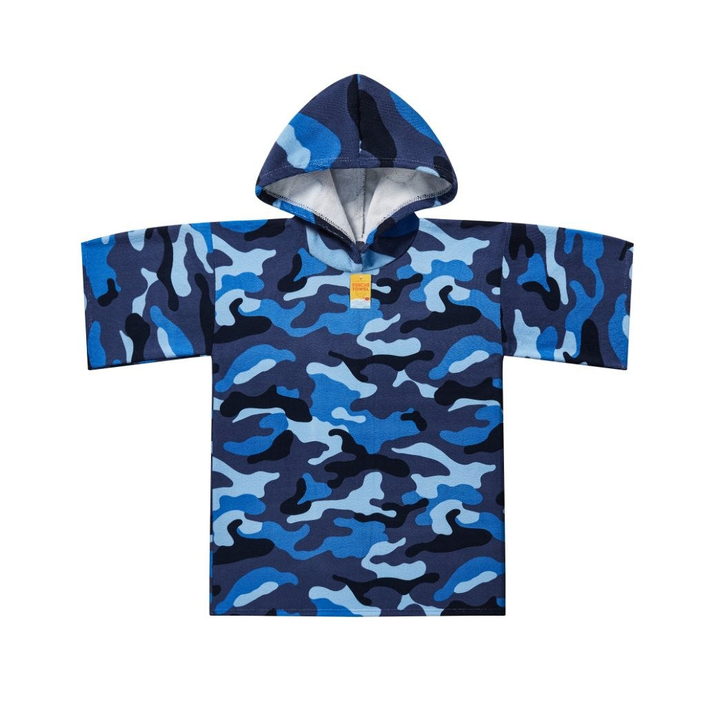 Camouflage Sand Free Adult Poncho Towel | 3 Colours