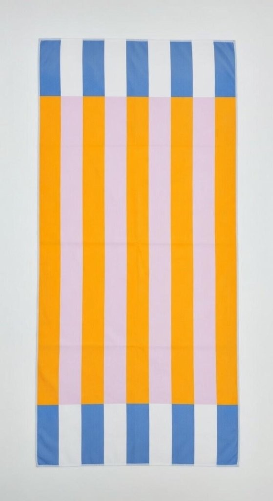 Contrasting Stripe Beach Towel | 3 Colours | 152CM × 71CM