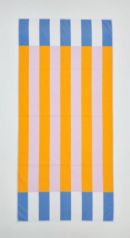 Contrasting Stripe Beach Towel | 3 Colours | 152CM × 71CM
