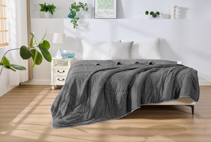 Cooling Lightweight Quilt | Charcoal