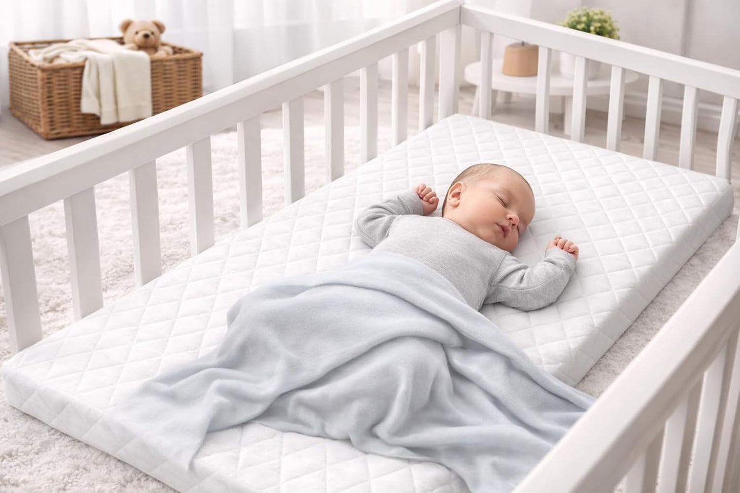 Baby Cot Bed Mattress | 130 × 70 × 10 cm