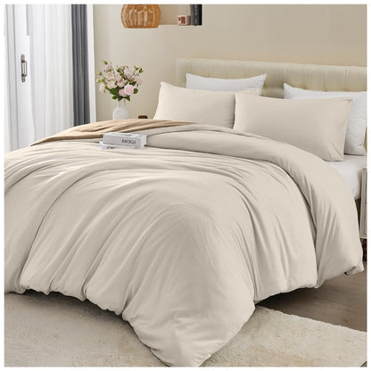 Soft Touch Reversible Plain Duvet Cover Set | 6 Colours