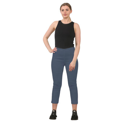 3/4 Stretch Capri Trousers | 13 Colours