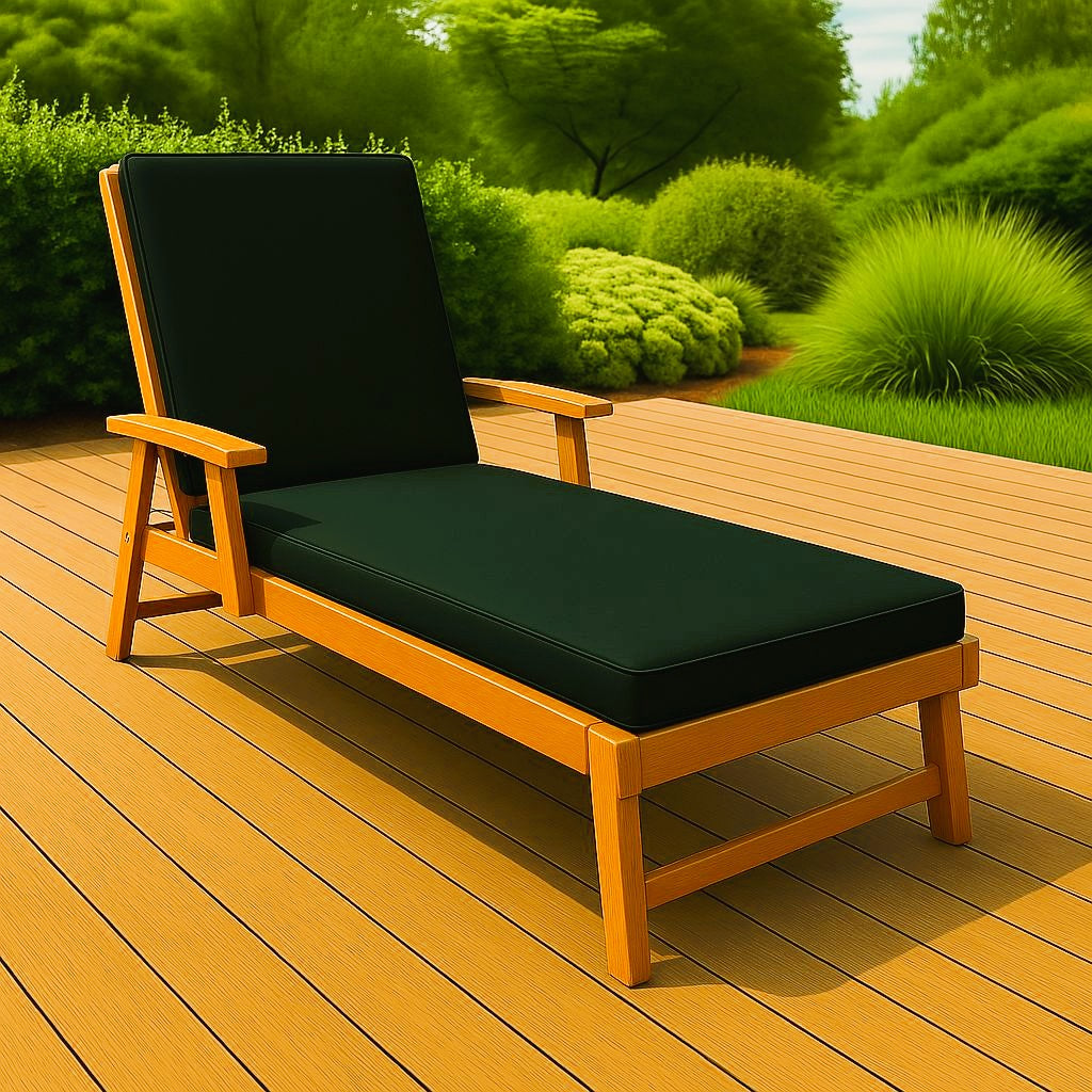 Waterproof Sun Lounger Cushion | 5 Colours