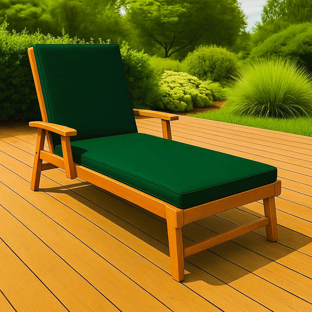 Waterproof Sun Lounger Cushion | 5 Colours