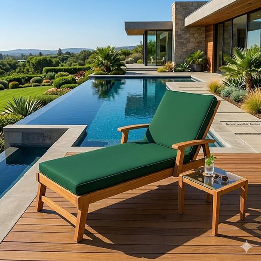 Waterproof Sun Lounger Cushion | 5 Colours