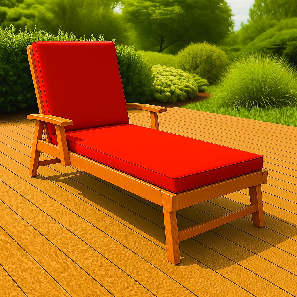 Waterproof Sun Lounger Cushion | 5 Colours