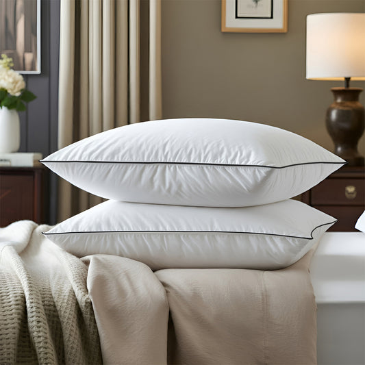 Duck Feather & Down Pillows | Pack of 2