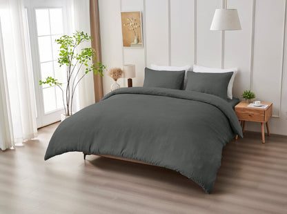 Durham Seersucker Duvet Cover Set | 4 Colours