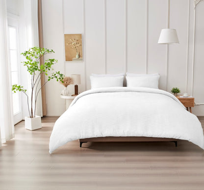 Durham Seersucker Duvet Cover Set | 4 Colours