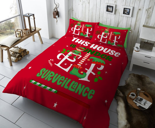 Elf Surveillance Printed Duvet Cover Set