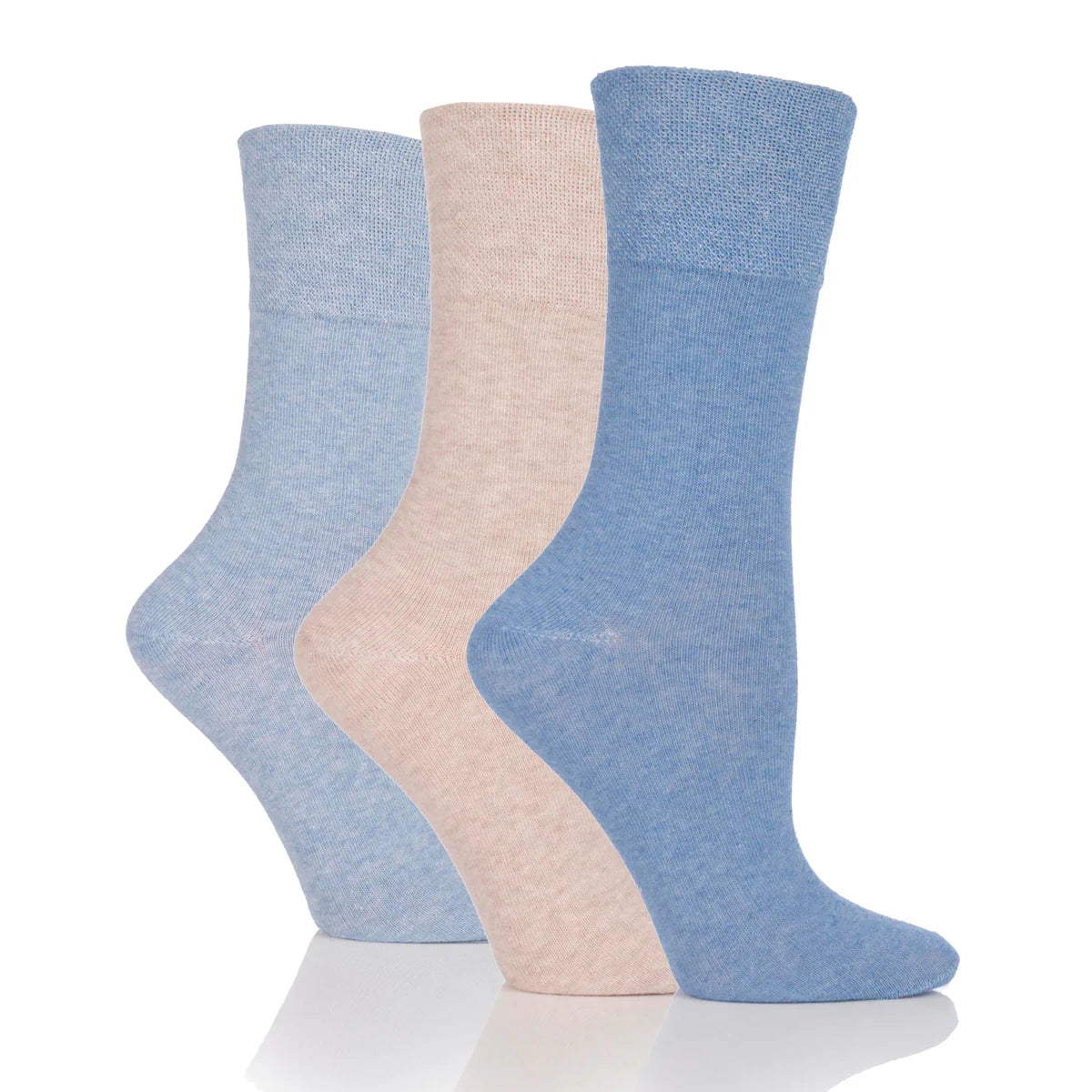 Women Eva Denim Gentle Grip Cotton Rich Socks