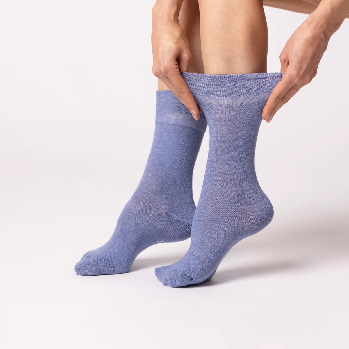 Women Eva Denim Gentle Grip Cotton Rich Socks