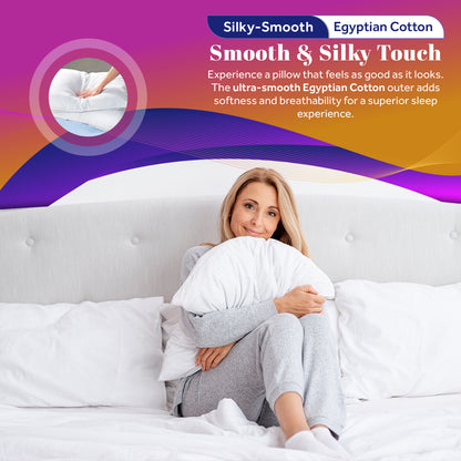 Egyptian Cotton Pillow Pair