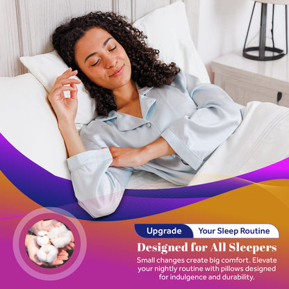 Egyptian Cotton Pillow Pair