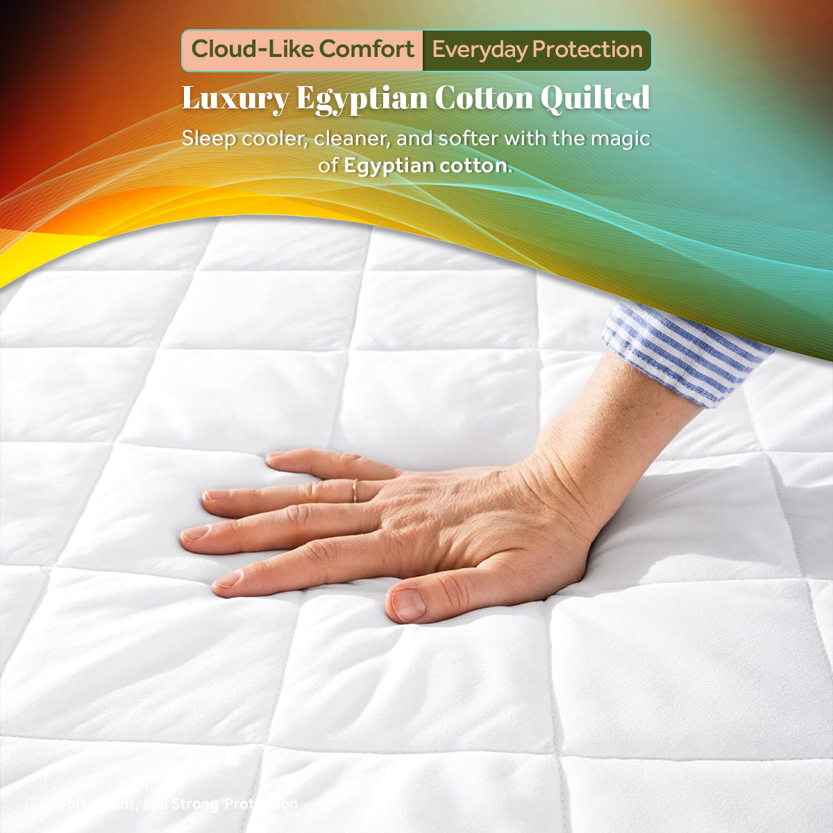 Egyptian Cotton Quilted Mattress Protectors