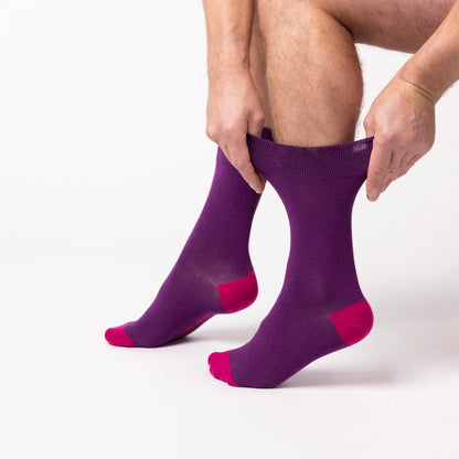 Men’s Fiery Colourburst Gentle Grip Cotton Rich Socks
