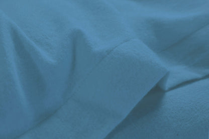 100% Brushed Cotton Flannelette Flat Sheet | 10 Colours