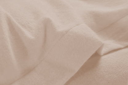 100% Brushed Cotton Flannelette Flat Sheet | 10 Colours