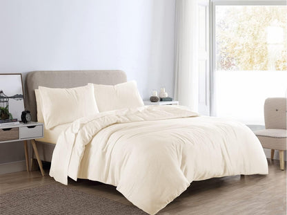 Flannelette Duvet Cover Set | 10 Colours