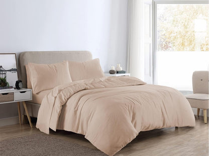 Flannelette Duvet Cover Set | 10 Colours