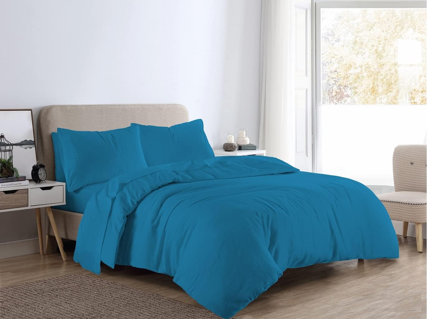 Flannelette Duvet Cover Set | 10 Colours