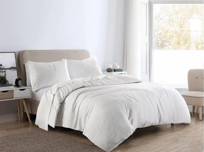 Flannelette Duvet Cover Set | 10 Colours