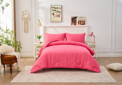 Kids Flower Pink Coverless TOG 10.5 Quilt & Pillow Set