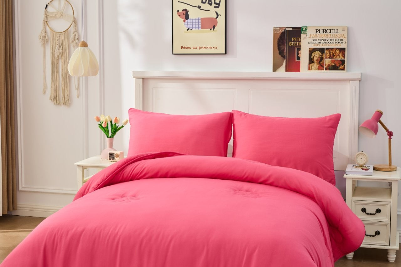 Kids Flower Pink Coverless TOG 10.5 Quilt & Pillow Set