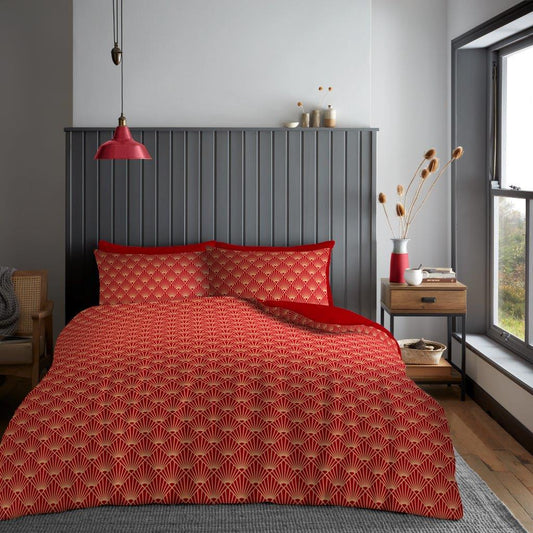 Freside Fan Printed Duvet Cover Set