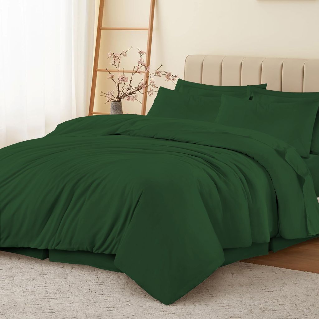 180TC Percale Poly Cotton Duvet Cover Sets | 14 Colours