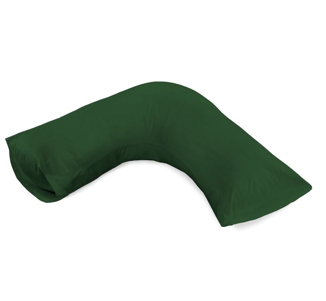 180TC Percale Poly Cotton V Shaped Pillow Cases | Pack of 2 | 14 Colours