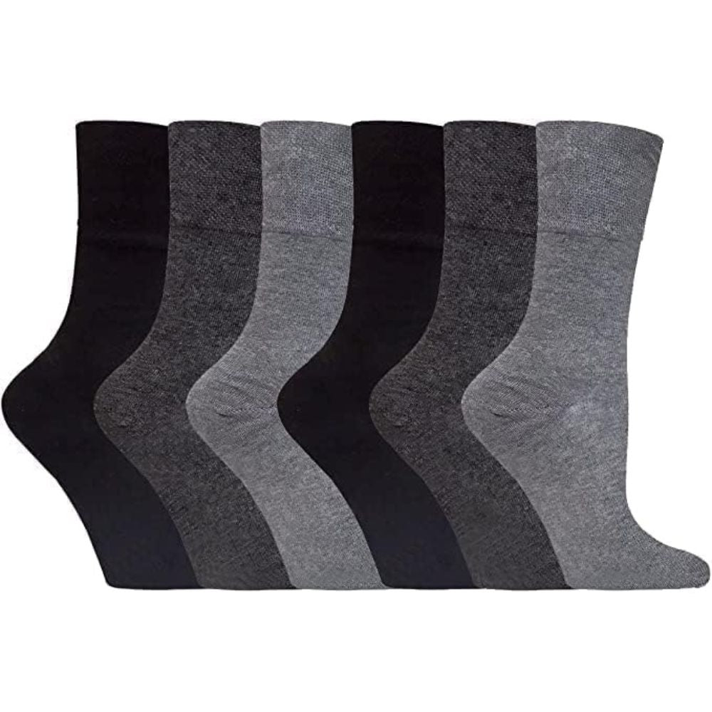 Grey Men’s Diabetic Socks | Size 6 - 11