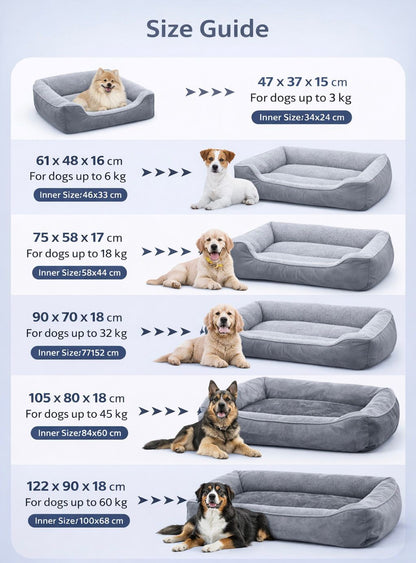 Pet Bed Basket | 3 Colours | 4 Sizes