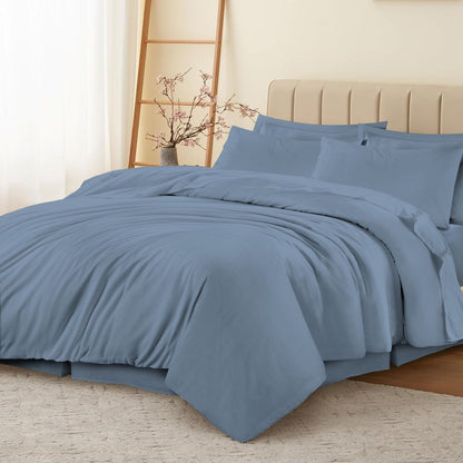 180TC Percale Poly Cotton Duvet Cover Sets | 14 Colours