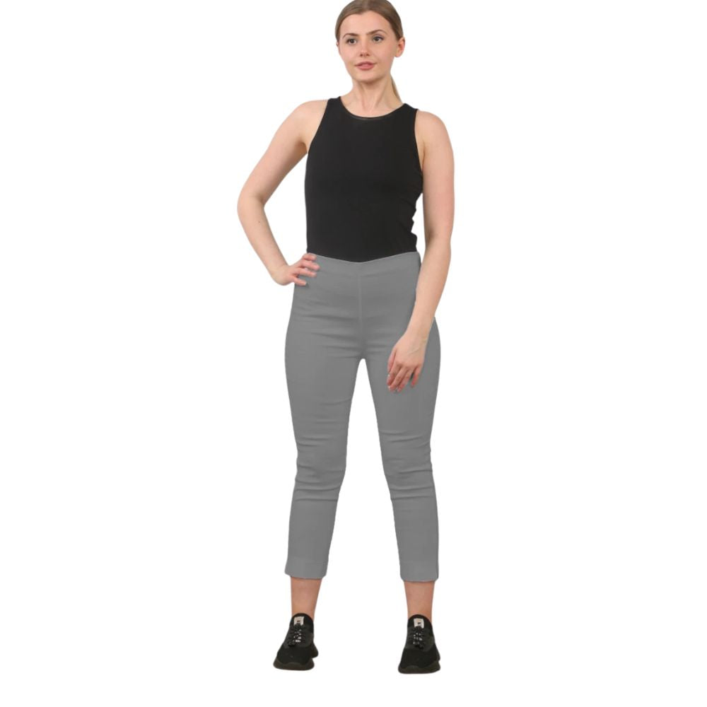 3/4 Stretch Capri Trousers | 13 Colours