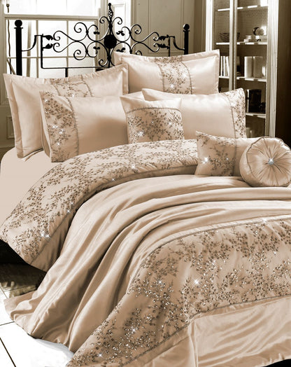 Gigi Embroidered Duvet Cover Set | 3 Colours