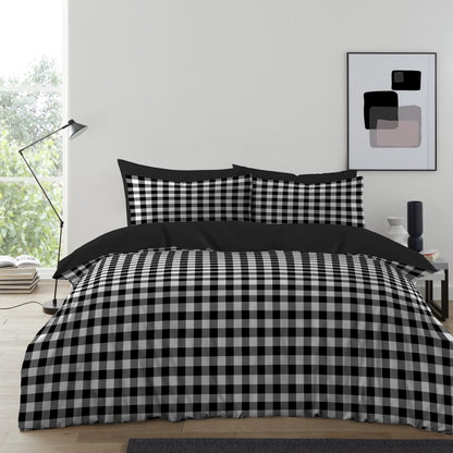 Gingham Moor Printed Duvet Cover Set | 14 Colours