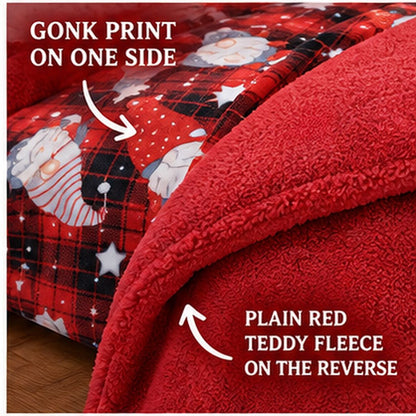 Gonks Teddy Printed Duvet Cover Set