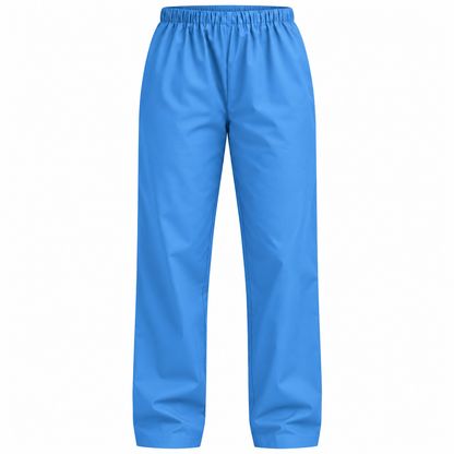 Hospital Blue Men's Medical Scrub Trousers