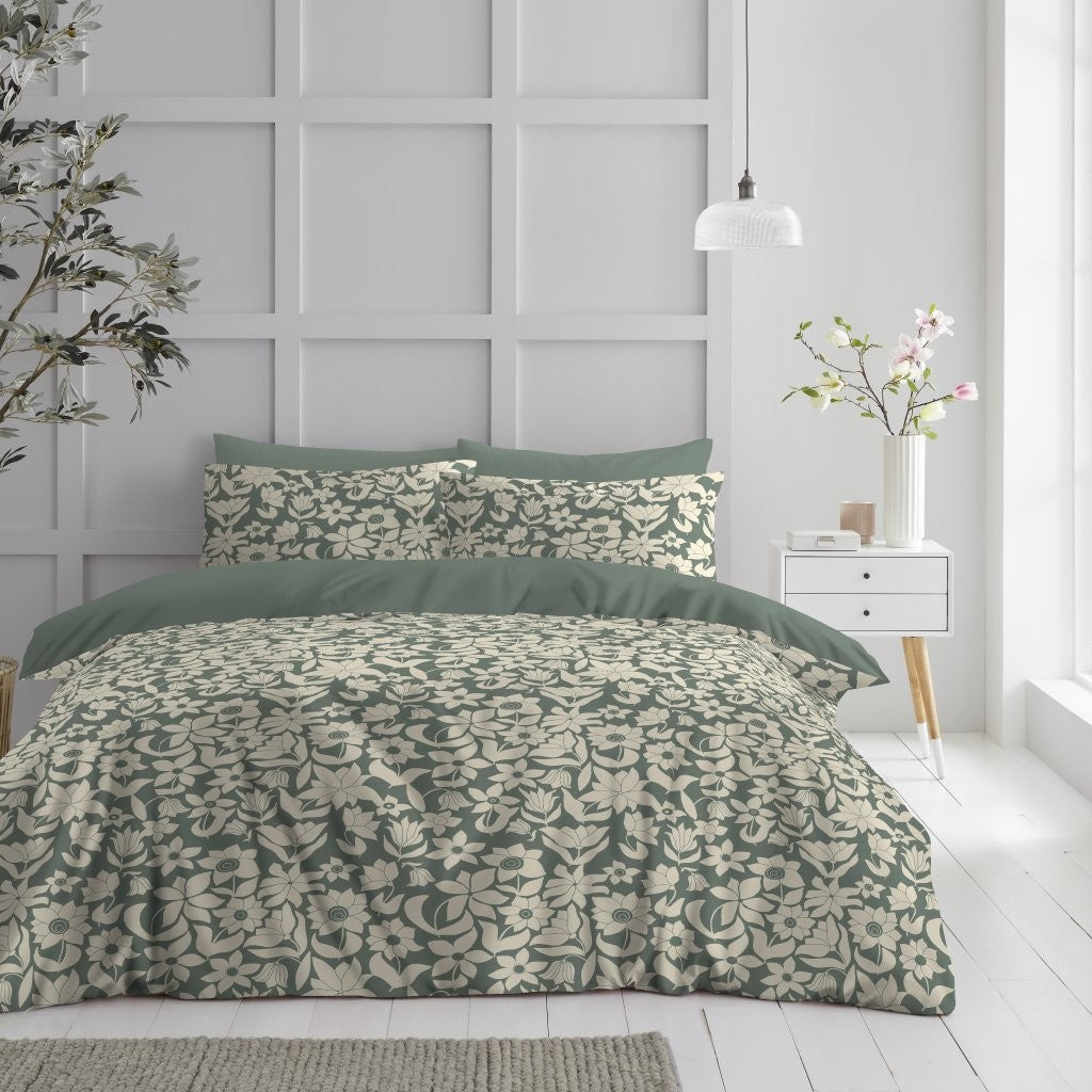 Henrietta Printed Complete Set | Duvet Cover + Fitted Sheet + Pillowcases