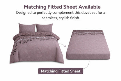 Juna Printed Complete Set | Duvet Cover + Fitted Sheet + Pillowcases